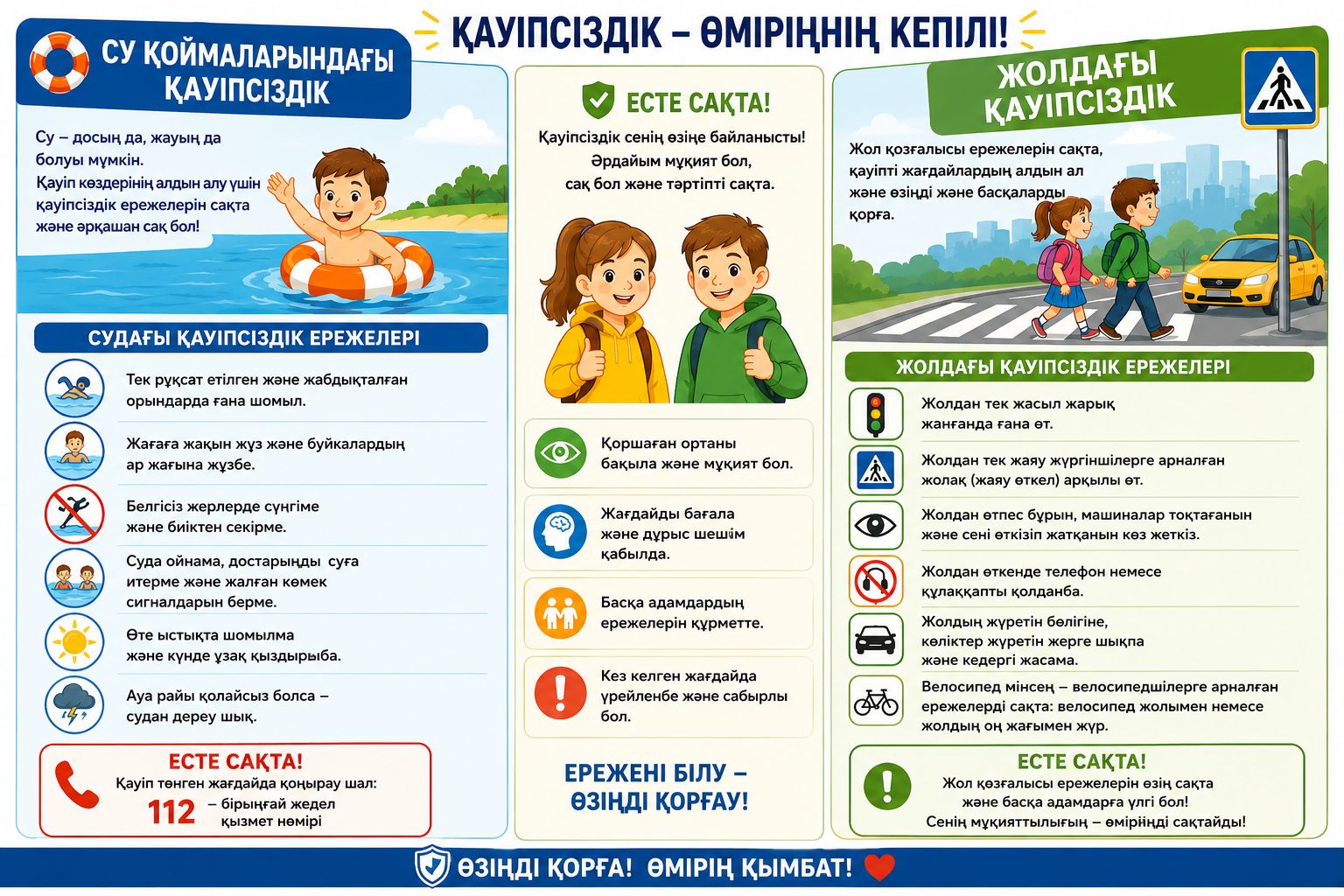 Қауіпсіздік - өміріңнің  кепілі